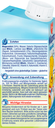 Kindermilch Milupino ab 1 Jahr, 200 ml