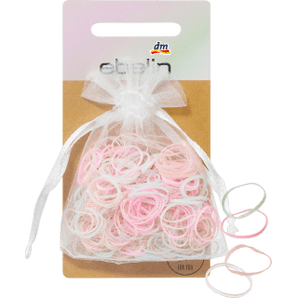 Mini - Haargummis in Organza - Säckchen mehrfarbig, 250 St - VivaVoss