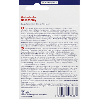 Abschwellendes Nasenspray Mivolis