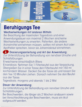 Arzneitee, Beruhigungs Tee (12 Beutel) Mivolis