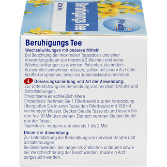 Arzneitee, Beruhigungs Tee (12 Beutel) Mivolis