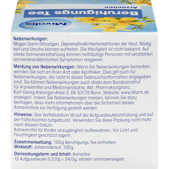 Arzneitee, Beruhigungs Tee (12 Beutel) Mivolis