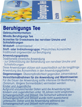 Arzneitee, Beruhigungs Tee (12 Beutel) Mivolis