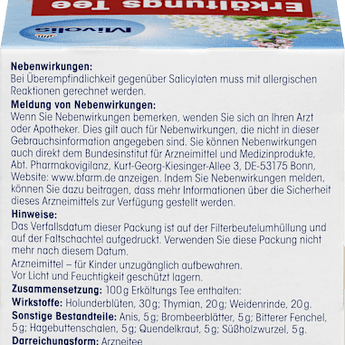 Arzneitee, Erkältungs Tee (12 Beutel) Mivolis