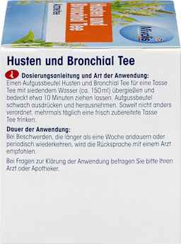 Arzneitee, Husten & Bronchial Tee (12 Beutel) Mivolis