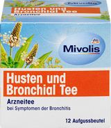 Arzneitee, Husten & Bronchial Tee (12 Beutel) Mivolis