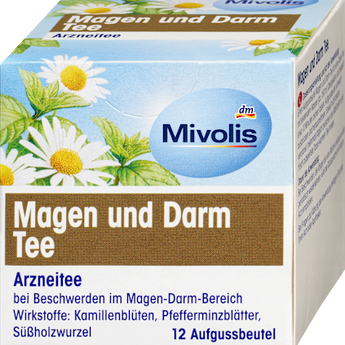 Arzneitee, Magen & Darm Tee (12 Beutel) Mivolis