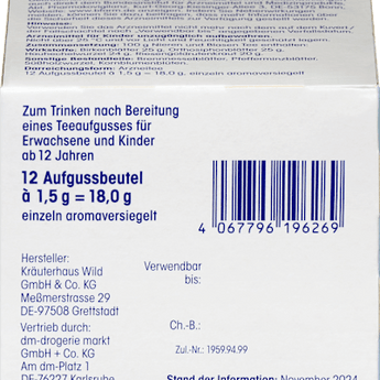 Arzneitee, Nieren & Blasen Tee (12 Beutel) Mivolis