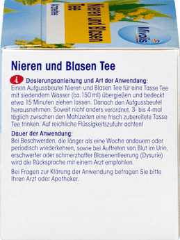 Arzneitee, Nieren & Blasen Tee (12 Beutel) Mivolis