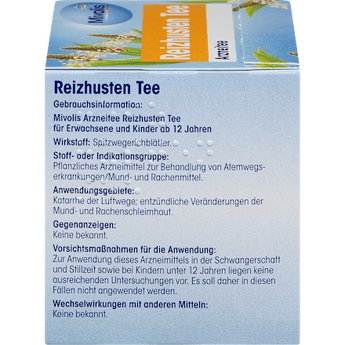 Arzneitee, Reizhusten Tee (12 Beutel) Mivolis