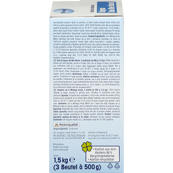 Badesalz Original Totes Meer (3x500 g) Mivolis