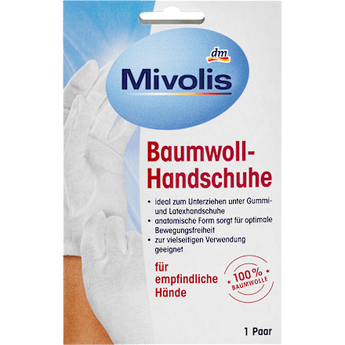medizinische handschuhe baumwolle Baumwoll-Handschuhe (1 Paar), 1 St by Mivolis – VivaVoss