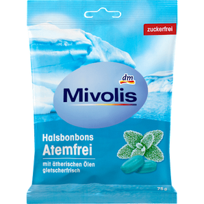 Bonbon, Atemfrei, zuckerfrei Mivolis