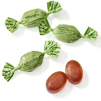 Bonbon, Eukalyptus-Menthol, zuckerfrei Mivolis