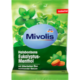 Bonbon, Eukalyptus-Menthol, zuckerfrei Mivolis