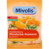 Bonbon, Halsbonbons Mandarine-Rosmarin, 75 g