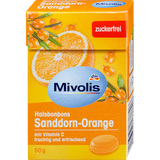 Bonbon, Sanddorn-Orange, zuckerfrei Mivolis