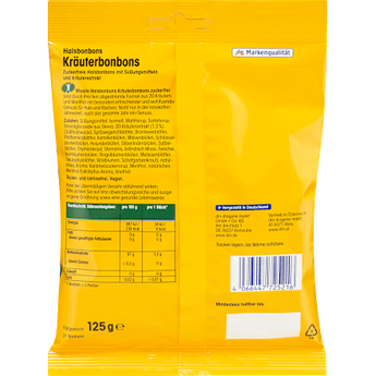 Bonbons, Kräuterbonbons, zuckerfrei Mivolis