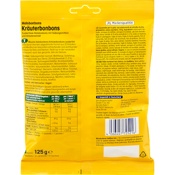 Bonbons, Kräuterbonbons, zuckerfrei Mivolis