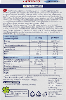 Carotin Haut-Kapseln 60 St. Mivolis