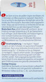 Darm Plus Kapseln 30 St Mivolis