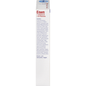 Eisen + Vitamin C + B-Vitamine Tabletten 40 St Mivolis