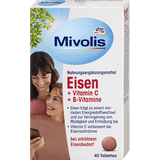 Eisen + Vitamin C + B-Vitamine Tabletten 40 St Mivolis