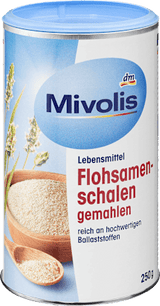 Flohsamenschalen gemahlen Mivolis