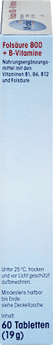 Folsäure 800 + B-Vitamine, Tabletten 60 St. Mivolis
