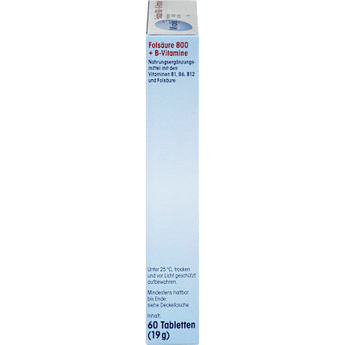 Folsäure 800 + B-Vitamine, Tabletten 60 St. Mivolis