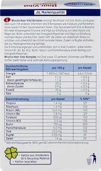 Haar Vital Komplex, Kapseln 60 St. Mivolis
