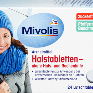 Halstabletten – akute Hals- und Rachenhilfe Mivolis