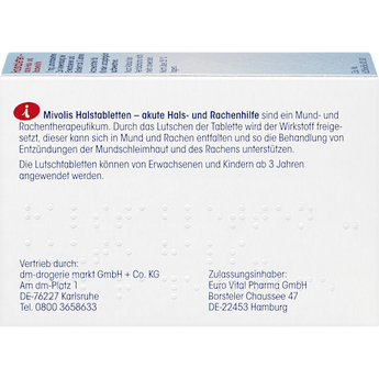 Halstabletten – akute Hals- und Rachenhilfe Mivolis