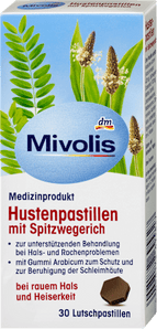Husten-Pastillen mit Spitzwegerich Mivolis