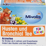Kindertee, Husten & Bronchial Tee (12 Beutel) Mivolis