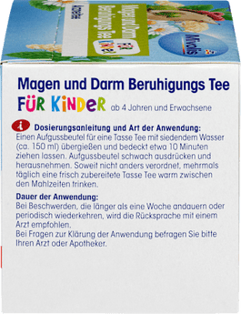 Kindertee, Magen & Darm Beruhigungs Tee (12 Beutel) Mivolis