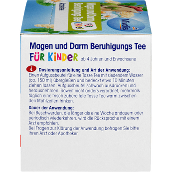 Kindertee, Magen & Darm Beruhigungs Tee (12 Beutel) Mivolis
