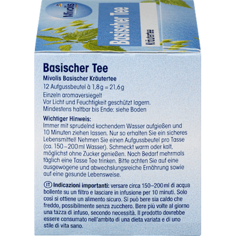 Kräutertee, Basischer Tee (12 Beutel) Mivolis