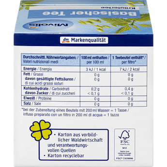 Kräutertee, Basischer Tee (12 Beutel) Mivolis