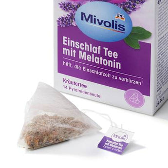 Kräutertee, Einschlaf Tee mit Melatonin (14 Beutel) Mivolis