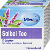 Kräutertee, Salbei Tee (12 Beutel) Mivolis