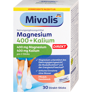 Magnesio + Potassio Bustine Dirette 30 pz, 112,5 g
