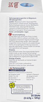 Magnesium-Citrat, Granulat 20 Sticks Mivolis