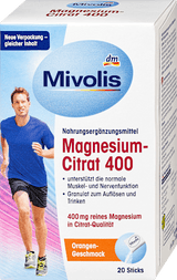 Magnesium-Citrat, Granulat 20 Sticks Mivolis