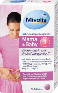 Mama & Baby 1 Tabletten 30 St, 22 g