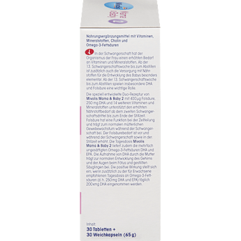 Mama & Baby 2 Tabletten 30 St + Weichkapseln 30 St Mivolis