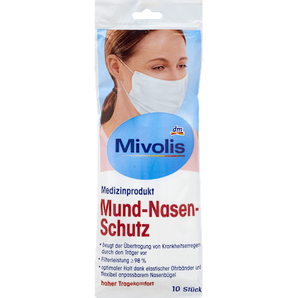 Medizinische Mundschutzmaske für Erwachsene Mivolis