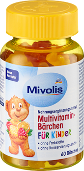 Multivitamin-Bärchen für Kinder 60 St Mivolis