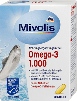 Omega-3 1000, Kapseln 60 St Mivolis