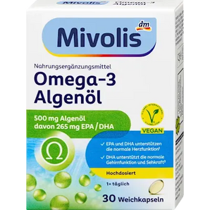 Omega-3 Algerolja Kapslar 30 st, 21,6 g